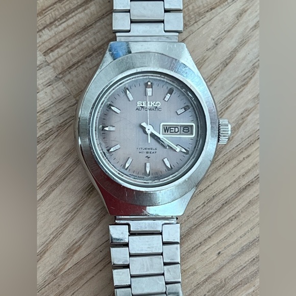 Seiko Ladies Automatic Watch Rare Vintage 17 Jewels Hi-Beat